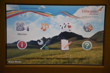 ethiopian airlines business class boeing 777 200lr entertainment hauptmenue