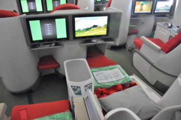 ethiopian airlines business class boeing 787 8 sitz von hinten ausgefahren