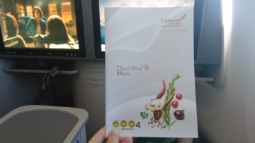 ethiopian airlines business class boeing 787 8 speisekarte deckblatt