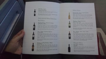 ethiopian airlines business class boeing 787 8 speisekarte weine2