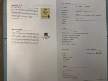 eva air business class a330 300 hochprozentiger alkohol