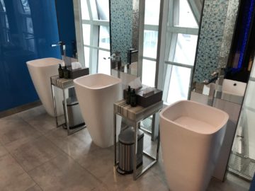 eva air lounge bangkok waschbereich