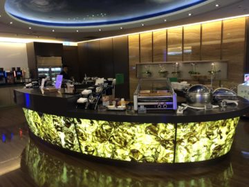 eva air lounge the star essensbereich