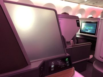 eva air neue business class boeing 787 9 sichtschutz gang