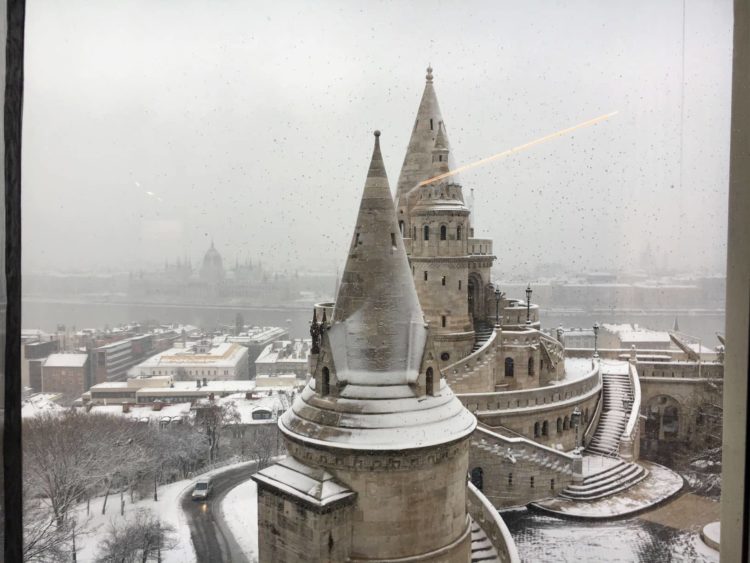 hilton budapest twin executive room aussicht