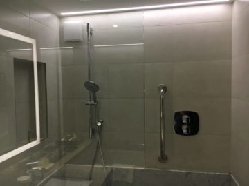 hilton budapest twin executive room badezimmer dusche