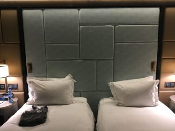 hilton budapest twin executive room betten 2