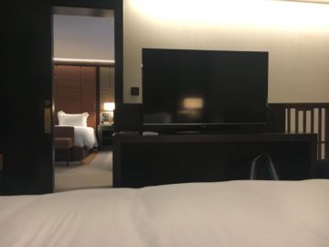 hilton budapest two bedroom suite schlafzimmer 2 king fernseher
