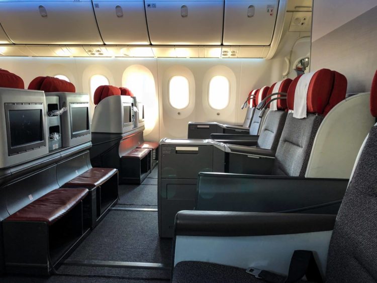 latam business class boeing 787 9 letzte sitzreihe
