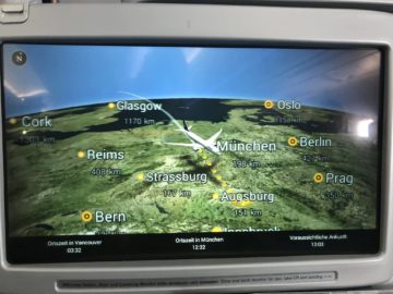 lufthansa business class a350 anflug