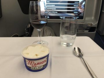 lufthansa business class a350 eiscreme