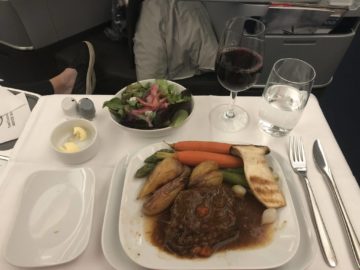 lufthansa business class a350 kanadische rinderbrust
