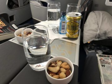 lufthansa business class a350 nuesse gin