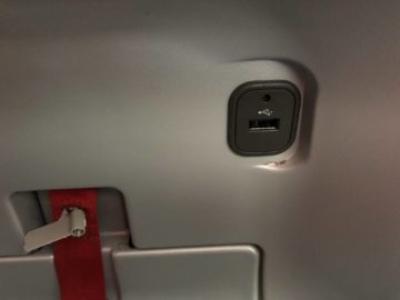 lufthansa business class a350 usb anschluss