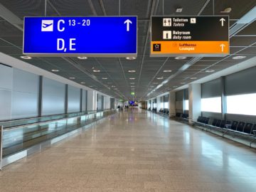 lufthansa senator lounge frankfurt c16 wegweiser 1