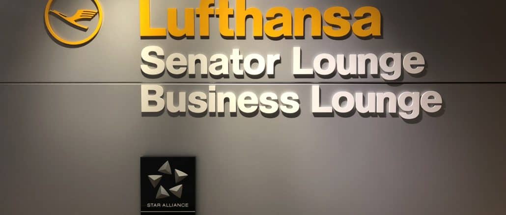 lufthansa senator lounge hannover schild