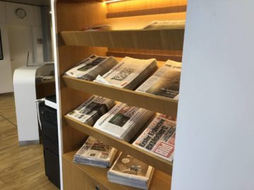 lufthansa senator lounge hannover zeitungen