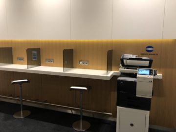 lufthansa senator lounge muenchen satellit schengen drucker
