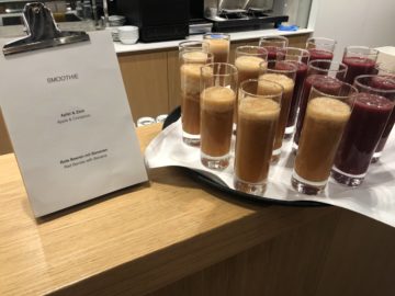 lufthansa senator lounge muenchen satellit schengen smoothies