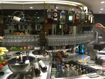 lufthansa senator loungeb frankfurt getraenkeauswahl
