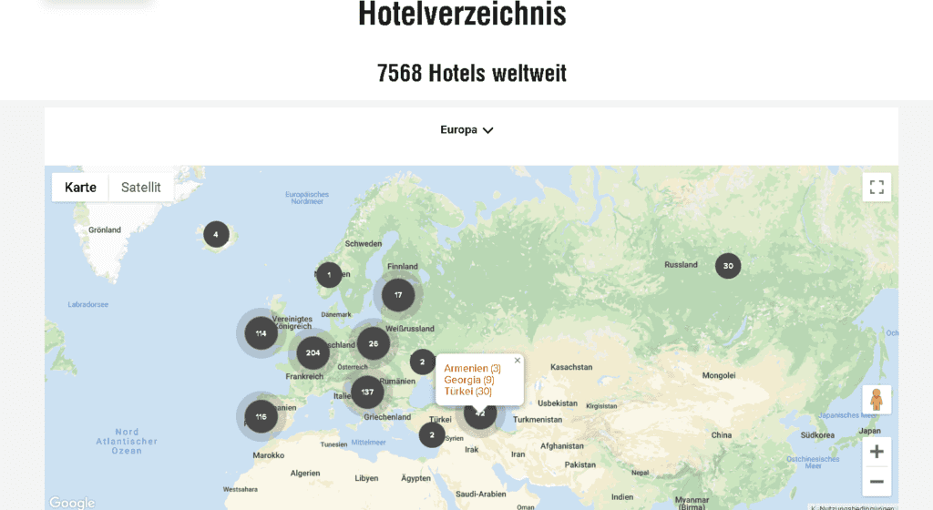 Marriott Hotelsuche Punkte einlösen