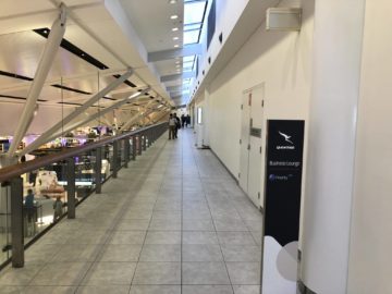 qantas international business lounge sydney weg eingang