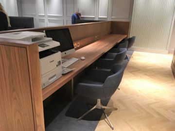 qantas london lounge londonheathrow arbeitsbereich