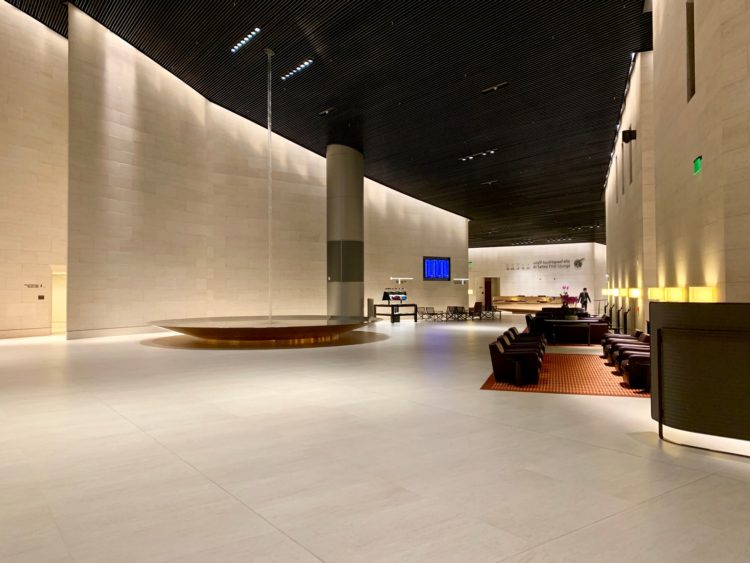 qatar airways al safwa first class lounge doha lobby 1