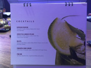qatar airways business class a380 cocktails2