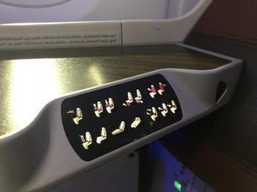 qatar airways business class a380 einstellmoeglichkeiten sitz