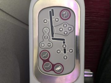 qatar airways business class boeing 777 200lr sitzeinstellung