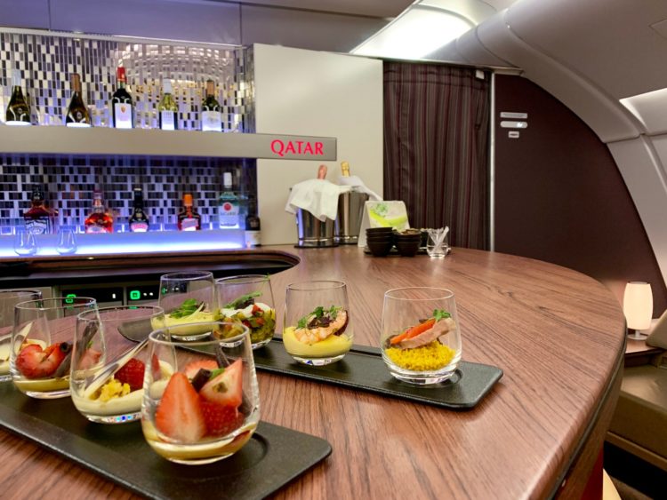 Qatar Airways A380 Bar