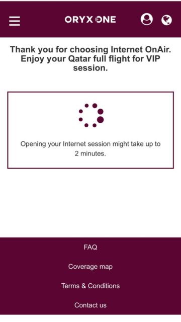 qatar airways first class a380 internet 4