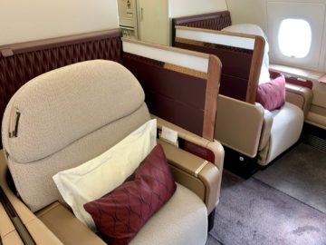 qatar airways first class a380 sitz 6