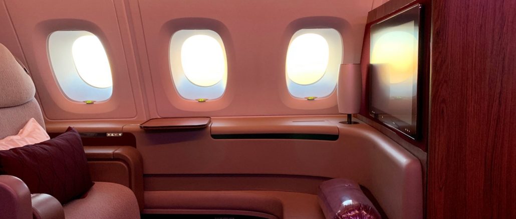 qatar airways first class a380 sitz 7