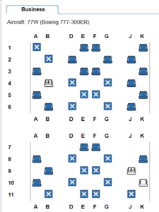 qsuite seatmap frankfurt b777 01mai