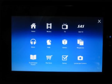 sas business class a340 entertainment system 0