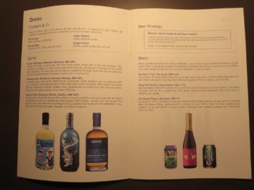 sas business class a340 menuekarte 1