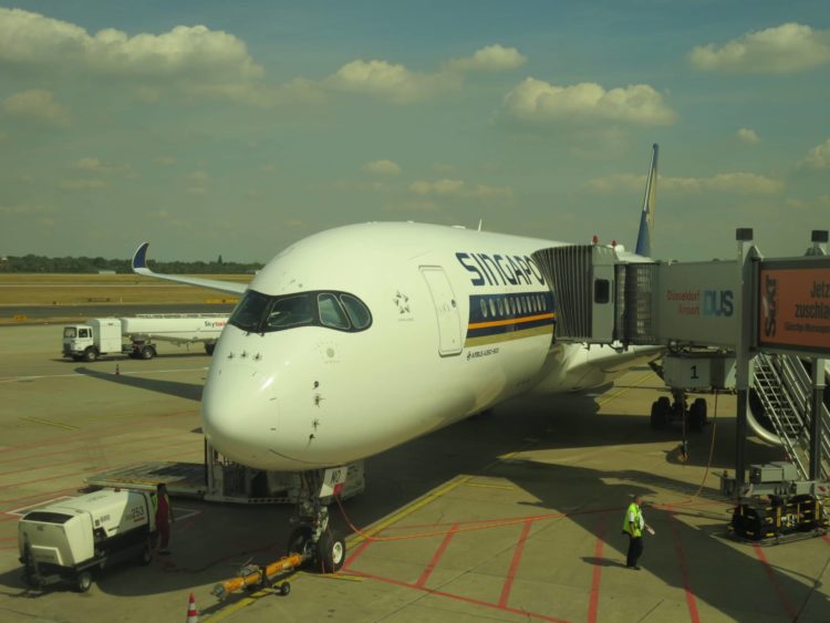singapore airlines a350 dus 1