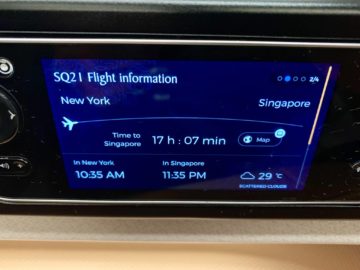 singapore airlines business class a350 900ulr bedienung 2