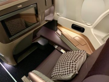 singapore airlines business class a350 900ulr sitz 5
