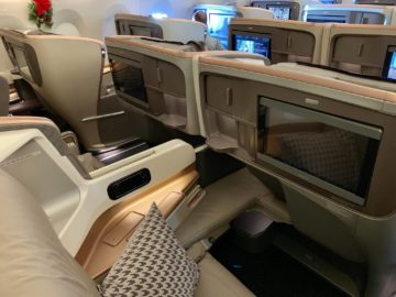 singapore airlines business class a350 900ulr sitz 6