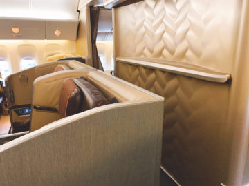 singapore airlines first class 777 300er kabine 5