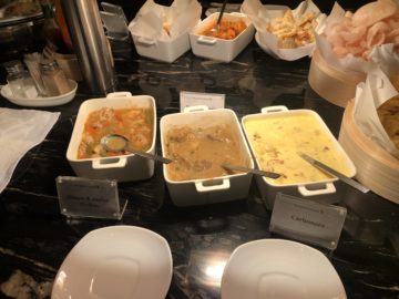 singapore airlines silverkris lounge brisbane carbonara chicken