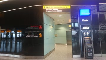 singapore airlines silverkris lounge london heathrow eingang zur lounge