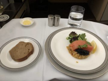 singapore airlines first class 777 kaviar