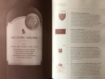 singapore airlines neue first class a380 champagner auswahl