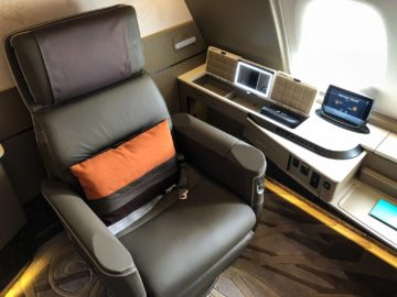 singapore airlines neue first class a380 sitz suite