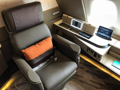singapore airlines neue first class a380 sitz suite