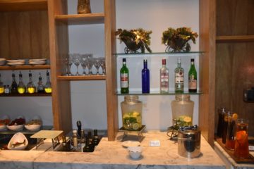 alkoholische Getränke am Hauptbuffet
